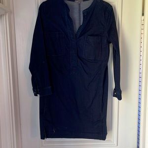VINCE Denim Shirt Dress
